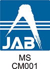 JAB認定証