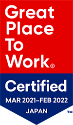 GreatPlaceToWork Certified MAR2021-FeB2022 JAPAN